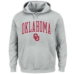 NCAA Oklahoma Sooners Men's Big & Tall
Gray Hoodie - 3XLT NEW